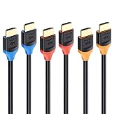 Cable Matters [Ultra High Speed HDMI Certified] 3-Pack 8K HDMI Cable, 6.6ft | 8K@60Hz, 4K@240Hz, 48Gbps, 2m, HDR, Compatible with PS5, Xbox Series X/S, RTX/RX GPUs, Apple TV