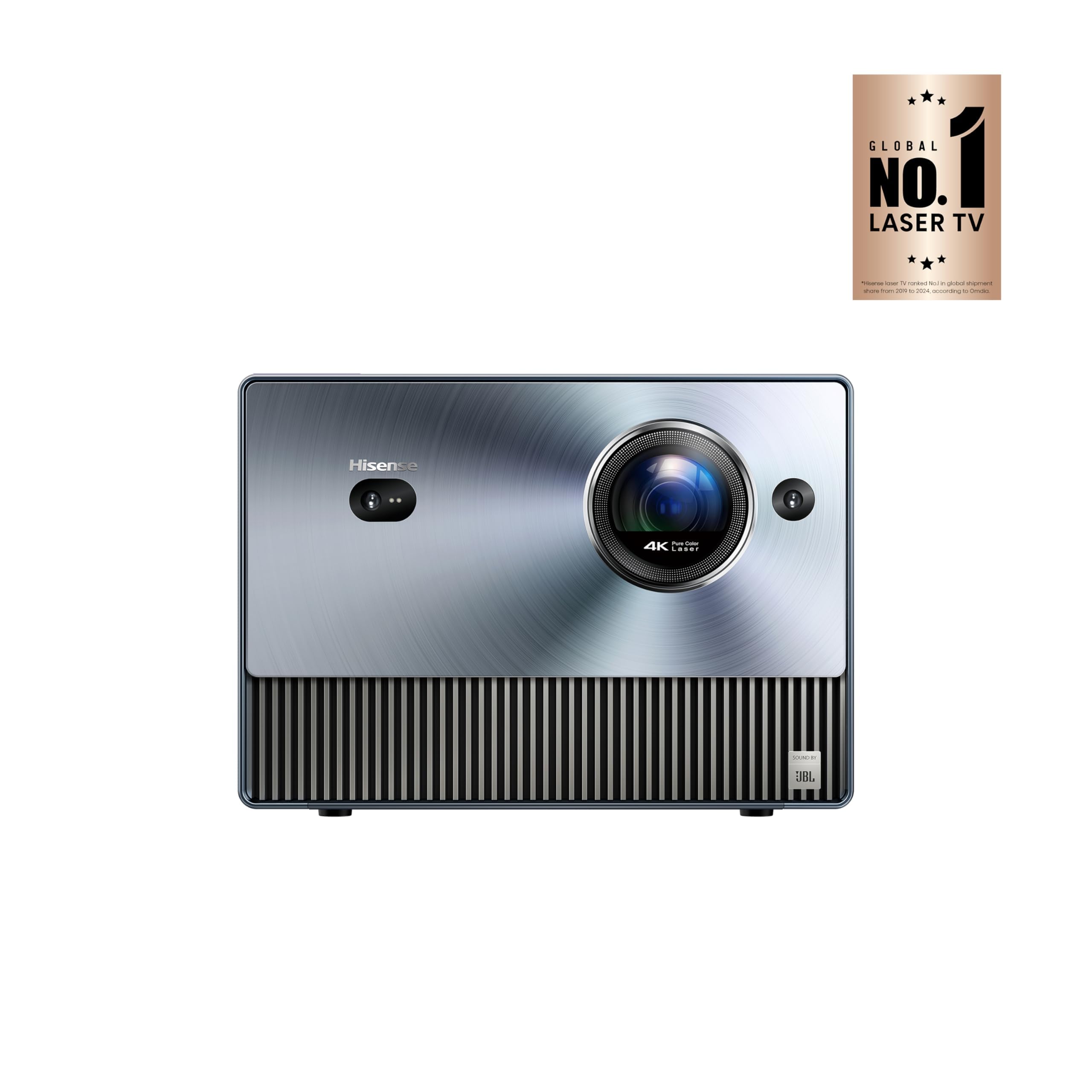 Hisense C1 4K UHD Triple Color RGB Laser Portable Mini Projector, up to 300, Viddà OS, Dolby Vision HDR10, 110% BT.2020 Color Gamut, 20w JBL Sound, Netflix, Auto Keystone Correction, MEMC