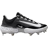 Nike Alpha Huarache Elite 4 Low DJ6521-001 Black/Blue Tint/Anthracite/White Men's Metal Baseball Cleats 7 US