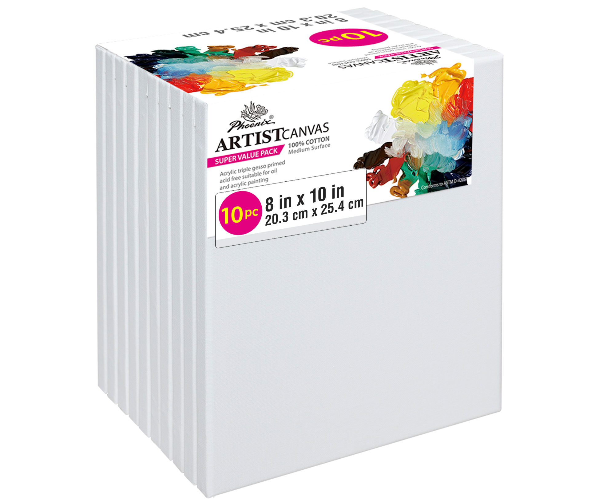 6 Phoenix+Pre+Stretched+Canvas+Painting