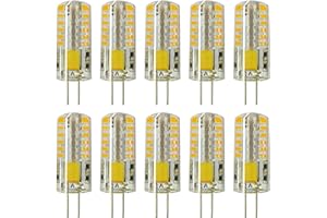 RA RAYHOO RAYHOO 10pcs G4 LED Bulbs JC Bi-Pin Base Light Bulbs 3W AC/DC 12V 20W-30W T3 Halogen Bulb Replacement Landscape Bulbs(Warm White 3000K)