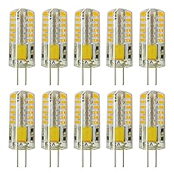 RAYHOO 10pcs G4 LED Bulbs JC Bi-Pin Base Light