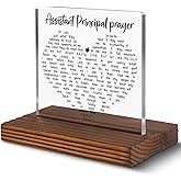 Assistant Principal Prayer Desk Decor Sign, Inspirational Christian Gift for School Leaders and Educators, Faith-Based Prayer Plaque for Office, Graduation or Administrator Appreciation Gift EC258