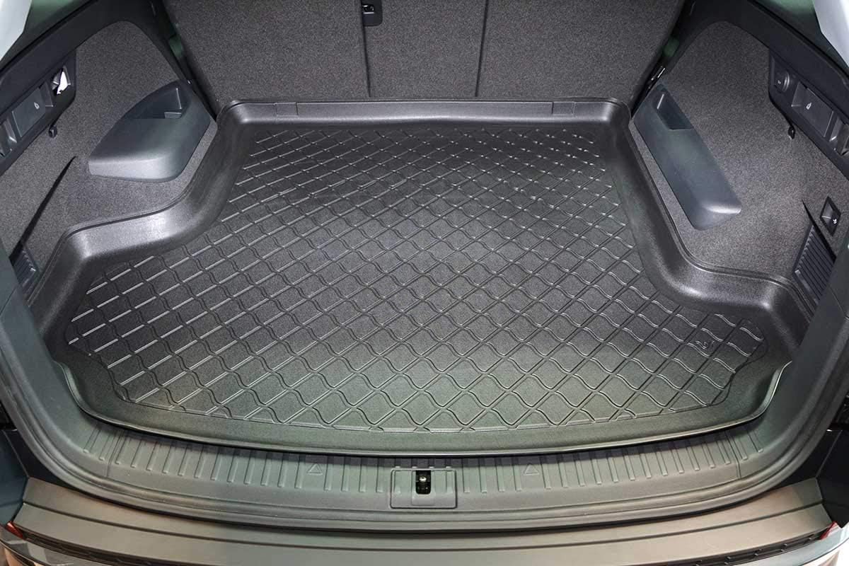 Auto Motorrad Teile Innenausstattung Set Kofferraumwanne Ladekantenschutz Fur Skoda Kodiaq 2017 3 Reihe Umgelegt Sainchargny Com