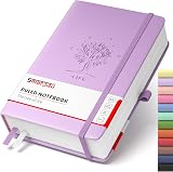Smarpau A5 Journal Notebook 320 Pages Leather Hardcover Purple 100gsm view 1