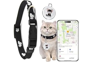 SOTFKD Cat Tracke Collar-Cat GPS Tracker-GPS Tracker for Cats| Android and iOS Universal | No Monthly Fee | Waterproof | Works with Any Collar