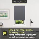 New Edge Blinds Thermal Blackout Grey 50cm x 165cm Roller Blind view 3