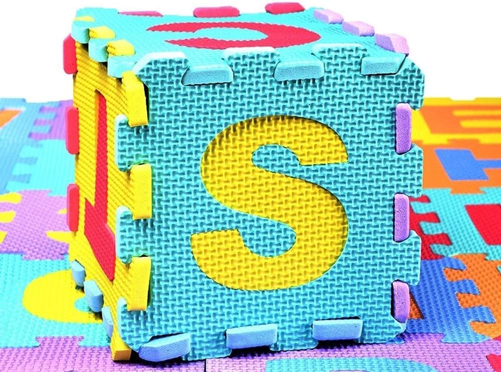Foam Play Mats for Toddlers ABC Floor Puzzle Non Toxic 36 Tiles 3-6 Years Kids: Toys & Games