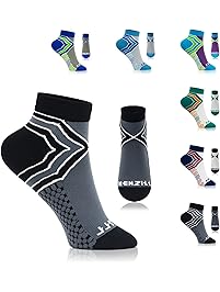 NEWZILL Low Cut Compression Socks - Unisex Running Socks Embedded Frequency Technology Heel, Ankle & Arch Support