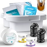 Idudbid Ionic Foot Bath Detox Machine - Suitable for Home Use, Home Salon-Level Spa Detox Machine, Healthy Detoxification, with Foot Bath, Array * 2, Liner