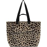 AllSaints WOMEN'S W166XB IZZY FUZZY TOTE LEPPO BROWN ONE SIZE