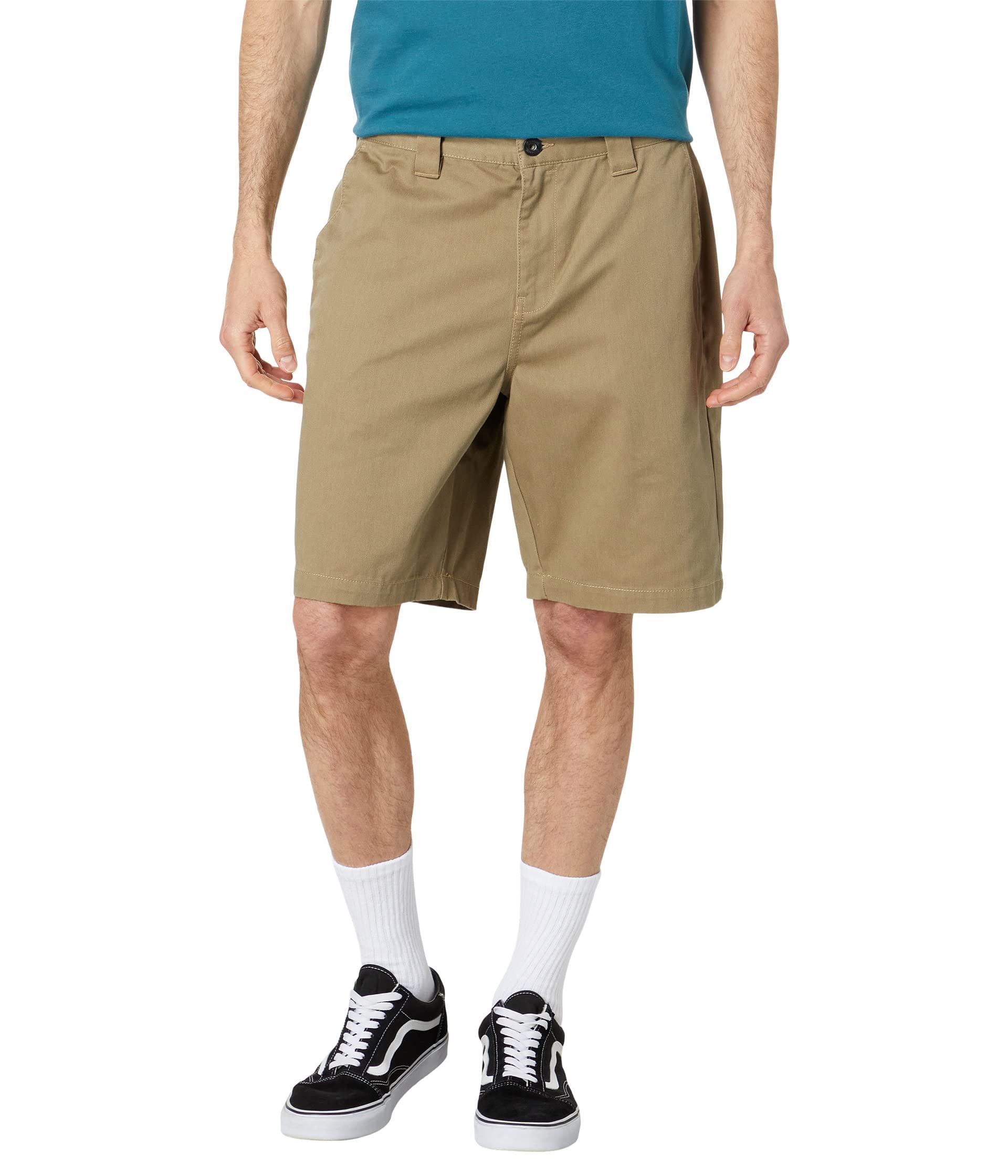 Billabong Men’s Carter Relaxed Fit 21″ Chino Workwear Shorts, Khaki