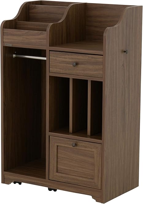 Amazon 佐藤産業 Anri ランドセルラック 幅70cm 奥行45cm 高さ106cm ブラウン キッズ家具 キャスター付き ハンガーラック An106 70rr Br ハンガーラック オンライン通販