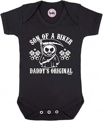 motorbike baby grow