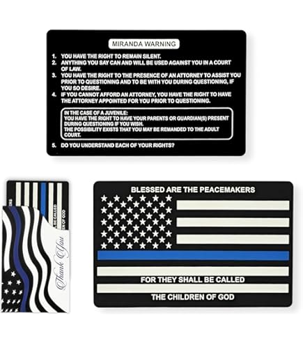 Printable Miranda Warning Card - Free Printable Templates - View #8