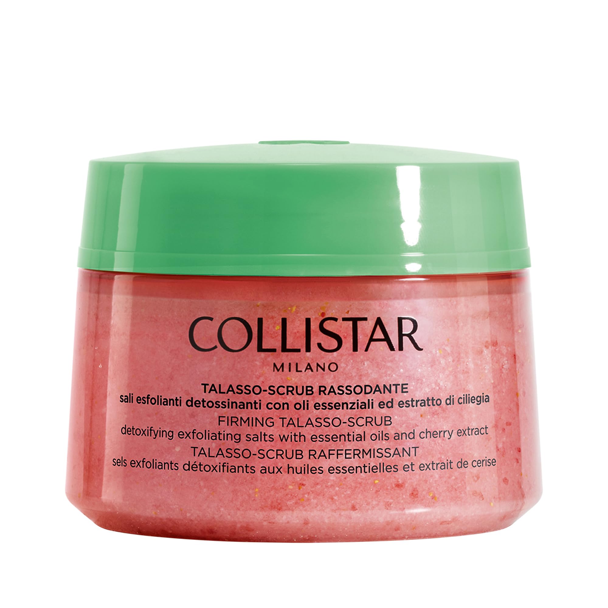 COLLISTAR Talasso Exfoliating Scrub Firming Detoxifying Salts with Essential Oils of Cherry Maxi Jar 700 gr