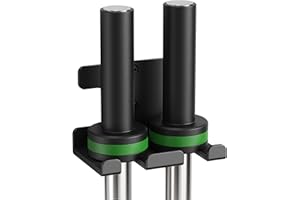 LOVIND Barbell Rack Barbell Holder Wall Mount Barbell Storage Holder Olympic Bar Hanger for Home, Commercial, Garage Gym