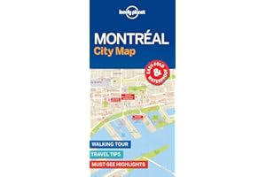 Lonely Planet Montreal City Map 1st Ed.: Durable, Waterproof, Easy-Fold Planning Map with Attractions & Walking Tours