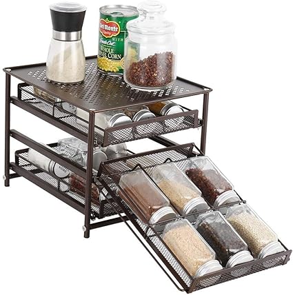 Buy Indian Decor 31183 3 Tier 18 Bottle Standing Drawer Storage