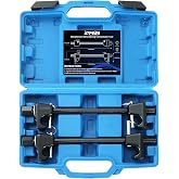 ATPEAM 2pcs Strut Spring Compressor Tool 10.5'' Coil Spring Compressor | Safety Pins, Compress Coil Springs Safely, for 7/8in Socket 1/2in Drive, Pair for Front Strut Coilover &amp; Shock
