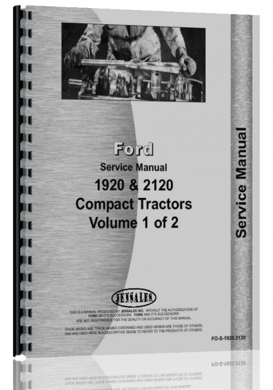 Ford Service Manual (1920 Tractor (Diesel) (Compact) | 2120 Tractor) FO-S- 1920,2120{71866} Plastic Comb – 2015