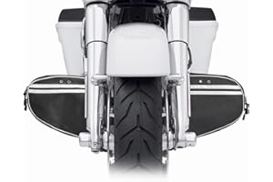 KEMIMOTO Chopped Soft Lowers Chaps Motorcycle Leg Warmers Compatible with 1980-2024 2025 Touring Street Glide Road King 1980-2023 Road Glide and Trike Models