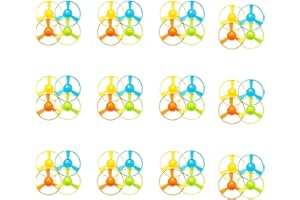 Svemei Cat Fetch Toy, Interactive Flying Cat Toy with 48 Flying Propellers, Dog Cat Kitten Tracks Toy for Training Hunting Chasing(only Flying Propellers)