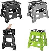 Optimal Products Foldable Step Stool 150Kg Anti-Slip Black 39cm Large view 2