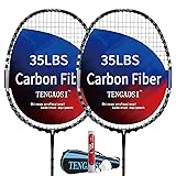 TENGAOSI Professional Badminton Racket Set of 2