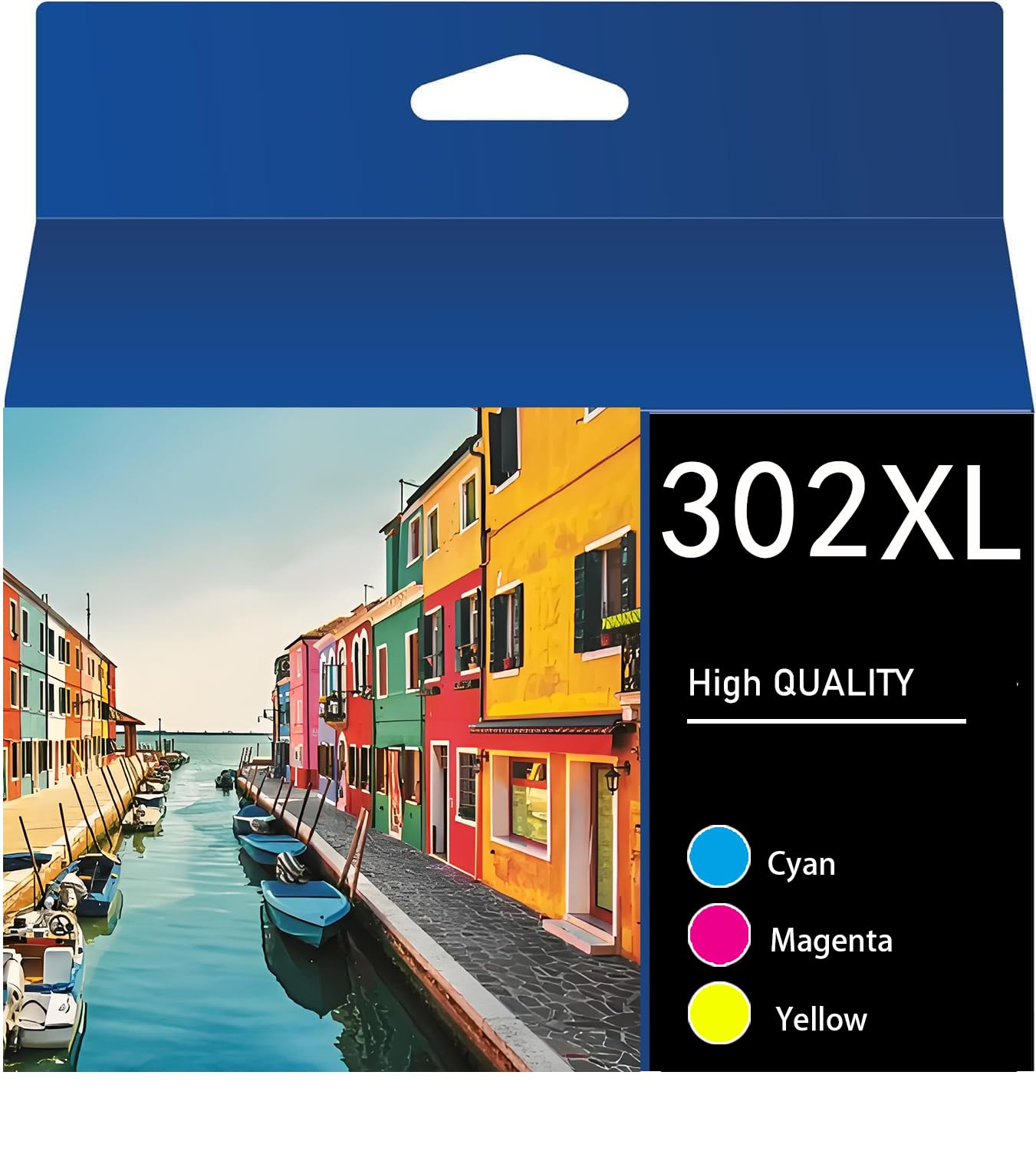 Photo 1 of YUNPINZAN 302xl Ink Cartridge Remanufactured Replacement for epson 302 Ink cartridges 302xl T302 for Expression Premium XP-6000 XP-6100 XP6000 XP6100 Printer (Cyan, Magenta, Yellow) 3 Pack