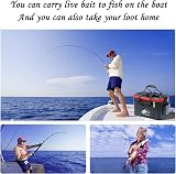 MMSGA Fishing Bucket 6/8/10 Gallon Foldable EVA Live Fish Container Black view 5