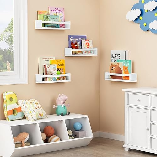Book Shelves Baby Room NALA Adjustable Solid Wood Bookshelf