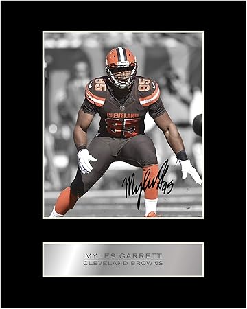 myles garrett signed jersey