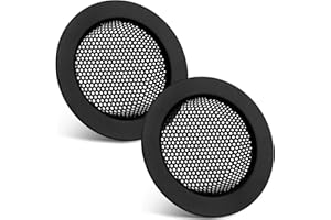 Retisee 2 Pcs Sink Strainer Stainless Steel Kitchen Sink Drain Strainer Basket Cover Mesh Hair Food Catcher, Large Wide Rim of 4.4 Diameter(Matte Black)
