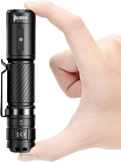 Wuben C3 LED Flashlight 1200 Lumens Rechargeable Type C IP68