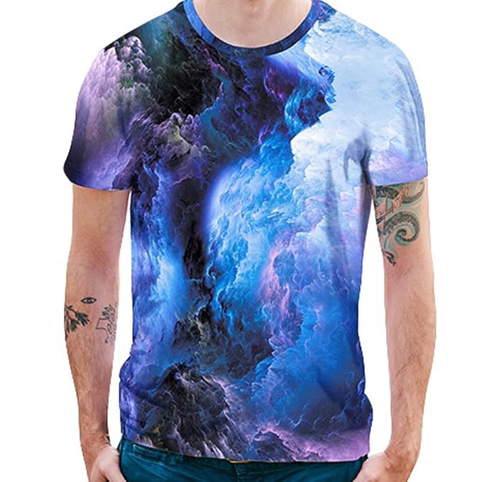 t shirt girocollo stretto uomo