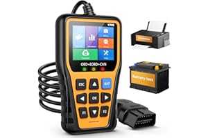 FSHYOS OBD2 Scanner - Enhanced Fixd Car Diagnostic Tool with Battery Tester Car Code Reader That Can Print Data to The Cloud Reads and Clears Engine Error Codes for All OBD II Protocol Vehicles Since 1996