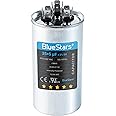 [UL Certified] BlueStars 35+5 uF 35/5 MFD 370-440VAC Dual Run Round Air Conditioner Capacitor - Fits AC Unit Fan Motor Start or Heat Pump or Condenser Straight Cool - Replaces 97F9834 Z97F9834