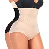 Werena Tummy Control Shapewear Panties for Women High Waist Cincher Shaping Underwear Body Shaper Panty Girdle