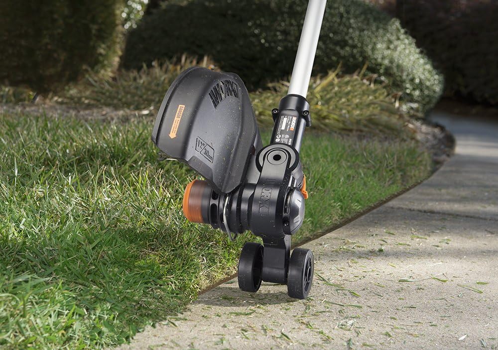 WORX WG170 GT Revolution 20V 12" Grass Trimmer/Edger/Mini-Mower 2 Batteries & Charger Included, Black and Orange : Garden & Outdoor