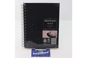 Fabriano Sketch Book Pad, 110 GSM, 80 Sheets, Portrait, Spiral Bound, Size A5|Ideal for drawing, sketching, Mandala, Charcoal