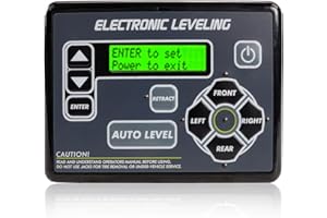 A-DCWMool 421484 RV Leveling System Replacement for Lippert RV 5th Wheel and Travel Trailer Leveling touchpad for Ground Control TT with Auto-Leveling Button