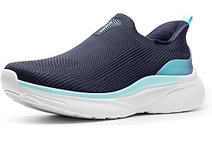 NORTIV 8 Women's Slip on Walking Shoes Hands Free Non-Slip Lightweight Gym Workout Casual Comfort Breathable Running Tennis SwiftSleek Fashion Sneakers