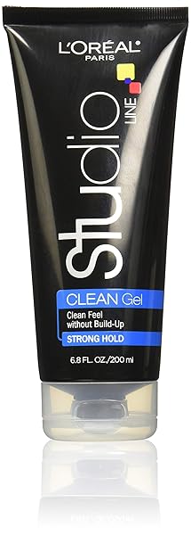 L’OREAL PARIS STUDIO LINE CLEAN GEL, STRONG HOLD, 6.8 FL OZ (PACK OF 3)