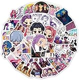 74PCS Demon Movie Hunters Stickers, Anime Stickers
