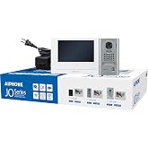 Aiphone JOS-1VW Video Intercom Box Set, 7 Inch WiFi Monitor, Metal Door | Includes JO-1MDW WiFi monitor, JO-DV zinc die cast door station, PS-1820UL power supply, mobile app ready