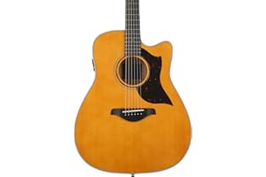 Yamaha 6 String Series A3M Acoustic-Electric Guitar-Mahogany, Vintage Natural, Dreadnought Cutaway VN