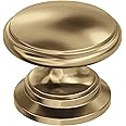 Amerock | Cabinet Knob |Champagne Bronze | 1-1/4 in (32 mm) Diameter Drawer Knob | Ravino | Kitchen and Bath Hardware | Furniture Hardware
