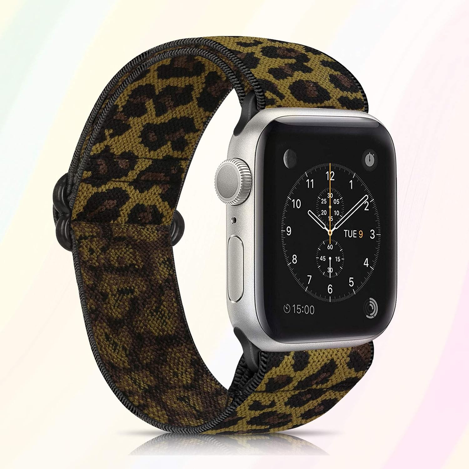 Ecogbd Elastic Replacement Strap Compatible with Apple Watch Strap 38mm 40mm 41mm 42mm 44mm 45mm 49mm - Image 3