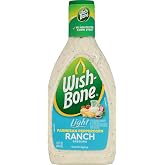 Wish-Bone Light Parmesan Peppercorn Ranch Salad Dressing, 15 fl. oz. | 0g added sugar; pour dressing over fresh salads, toss it in with vegetables, or serve it as a dip; also perfect for marinades